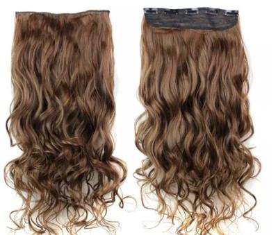 China 18 Inch Long Virgin Clip In Hair Extensions / Smooth Virgin Remy Hair Clip Ins for sale