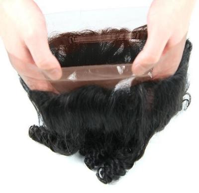 Cina 360 chiusure non trattata del pizzo dei capelli umani, 100 parrucche della parte anteriore del pizzo dei capelli umani in vendita