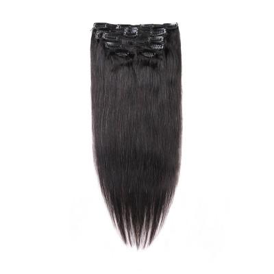 China Natural Straight Raw Brazilian Clip In Human Hair Extensions Trade Assurence for sale