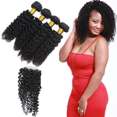 China 4 Bundles Peruvian Human Hair Extensions Lace Frontal Closure OEM Service for sale