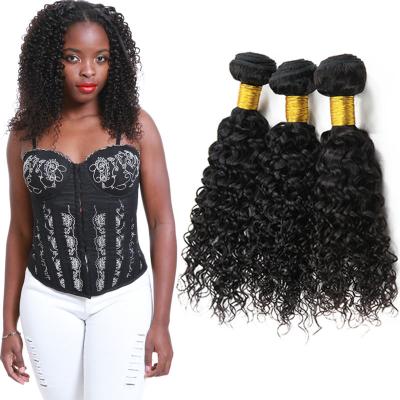 China Double Weft Brazilian Water Wave Hair Extensions 3 Bundles No Shedding for sale
