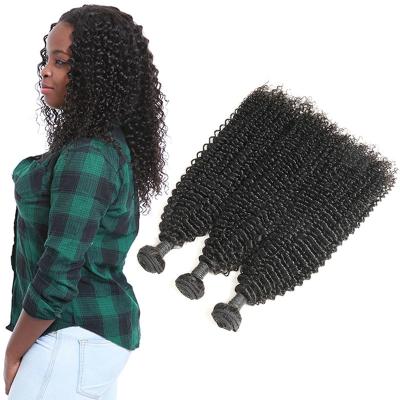 China Grade 9A Kinky Baby Remy Curly Hair Extensions 3 Bundles Raw Human Hair for sale
