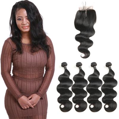 China Non - Remy Brazilian Human Hair Weave Extensions Body Wave OEM Service for sale