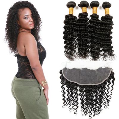 China Healthy 100 Unprocessed Virgin Brazilian Hair Deep Wave Customized Color for sale
