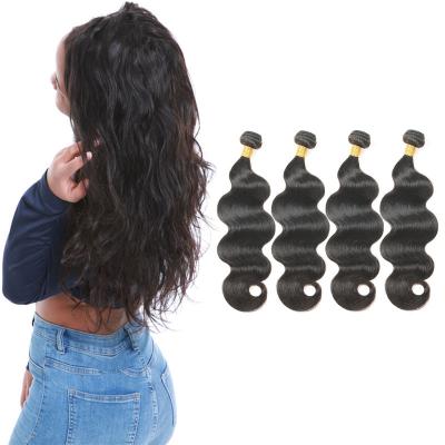 China 8A Unprocessed Healthy Body Wave Weave Hair 16 Inch 4 Bundles No Tangle for sale