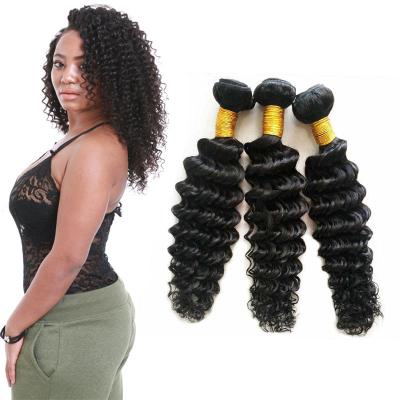 China Genuine Grade 8A Deep Wave Hair Bundles , Remy Deep Wave Hair Extensions for sale
