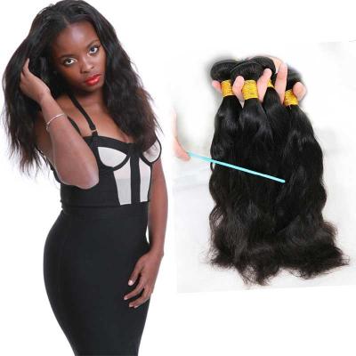 China 100 Unprocessed Natural Wave Human Hair Extensions Natural Looking No Tangle for sale