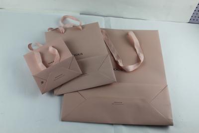 Cina Rosa fumosa 250gam ha ricoperto il sacchetto della spesa del cartone di maniglie in vendita