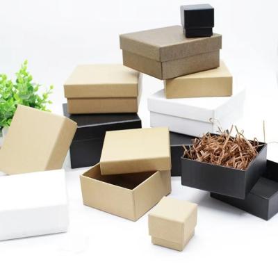 China Socks 1200gsm Recycled Paper Gift Box Multi Size 4x4 Kraft Boxes for sale