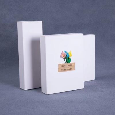 China 350gsm Recycled Paper Gift Box Silk Screen Sliding Drawer Box for sale