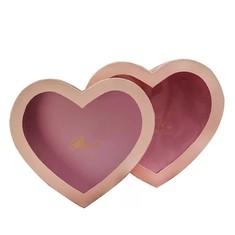 China ODM Cardboard Gift Packaging Box 3MM Thick Love Heart Cardboard Boxes With Window for sale