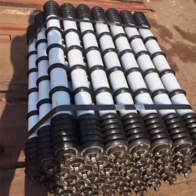 China Carbon Steel Conveyor Return Roller 190mm Spiral Conveyor Rollers for sale