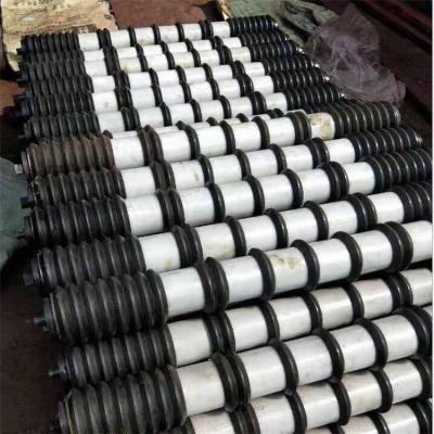 China 127 mm Rubber Coated Conveyor Drive Rollers For Conveyor Transport System for sale
