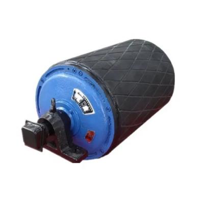 China DT II Rubberized Motorized Conveyor Pulley for Bulk Material for sale