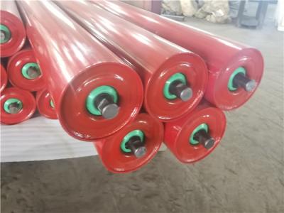 China SGS Galvanized Heavy Duty Gravity Roller Conveyor Impact Idlers anti fire for sale