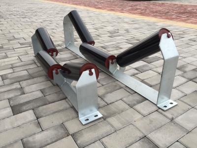 China Strong Load 152mm Dia Conveyor Belt Tracking Idlers With 1045 Material for sale