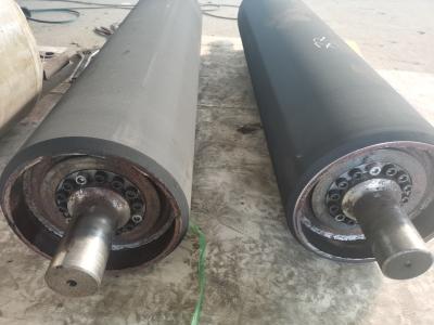 Chine Convoyeur à bande résistant de poulie de tête magnétique de l'huile 15mm pour le rouleau de déminage en pierre à vendre