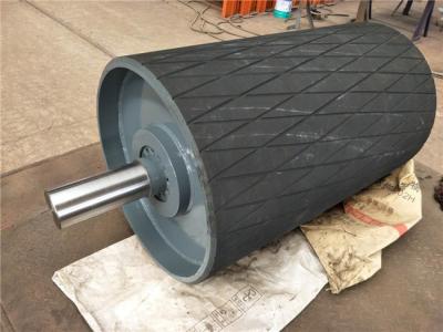 China Customized Size 1800mm Rubber Lagging Pulley For Belt Conveyor for sale
