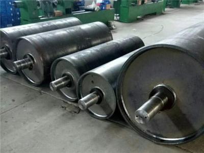 China Rubber Coating Spiral Wing Pulley Waterproof 3000mm Conveyor Belt Drum for sale