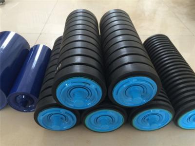 China Industrial Black Rubber 89mm Belt Conveyor Rollers for sale