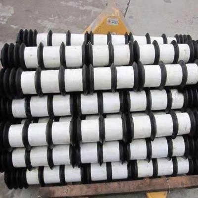 China Flat Mining Belt Conveyor 76mm Return Idler Roller for sale