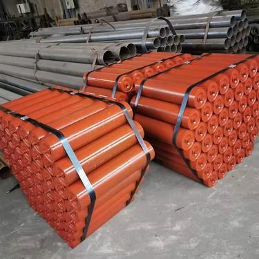 China Steel Flat 120mm Conveyor Return Roller And Carrier Roller For Belt Conveyor System for sale