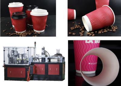 China Corrugated Paper Cup Sleeve Forming And Closing Machine 70-80PCS/MIN for sale