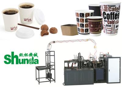 China Máquina de alta velocidad de la taza de papel, taza caliente de papel de alta velocidad automática de Shunda que forma la tecnología de Taiwán de la máquina con mejores ventas en los E.E.U.U. en venta