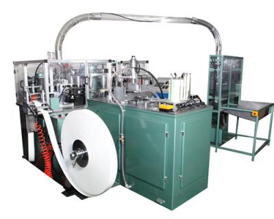 China Taza disponible de alta velocidad del helado que hace la línea de la máquina con control del PLC y el sistema del aire caliente en venta
