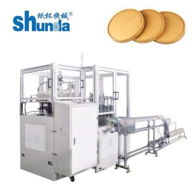China Speed 50-60 Pcs / Min Paper Lid Forming Machine Lid Size Diameter 60mm -125mm for sale