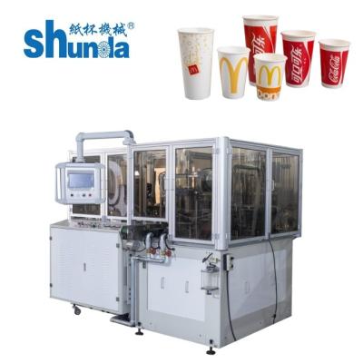 Китай Ультразвуковое уплотнение бумажные чайные чашки изготавливающие машины с управлением Mitsubishi PLC продается