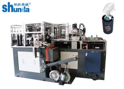 Chine Machine de papier automatique de tube avec le système pneumatique d'Ultrasonic&Hot pour le type droit rond fabrication de support de boîte de tissu de tasse à vendre