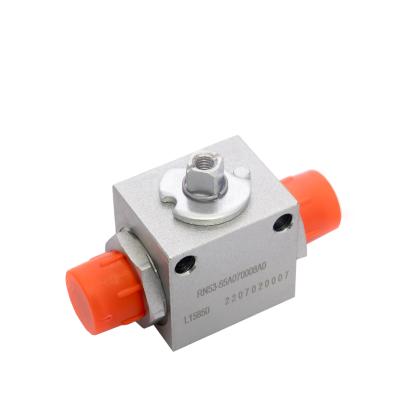 China Hydraulic 2 Way 3 Way Ball Valve Direct Cut Off Valve Steel Body for sale
