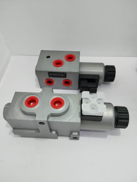 Quality 30W Electric Solenoid Hydraulic Valve 24v 250Bar Rated Pressure for sale