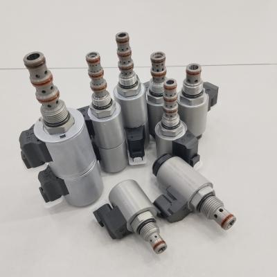 China Válvula de solenoide hidráulica de 2 posiciones de 4 vías doble bobina de control de encendido / apagado en venta