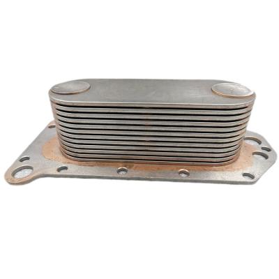 China 3974815 3918175 Excavator Oil Cooler DCEC 6CT 8.3 Truck Engine Spare Parts for sale