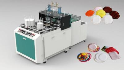 China Biodegradable Compostable Disposable Fully Automatic Paper Plate Forming Machine for sale