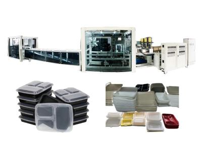 China Biodegradable Take Out Disposable Food Container Box Making Machine for sale