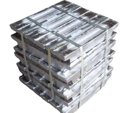 China Pure Electrolytic Lead Ingot , Silver White Metal Ingot 99.99% for sale