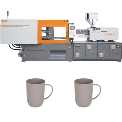 China Short Cycle Time Injection Molding Machine With 90T Orange High-Efficiency Hydraulic System for sale
