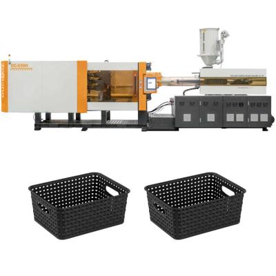 China OUCO Professional And Efficient 650T Injection Molding Machine For Manufacturing Fruit Baskets for sale
