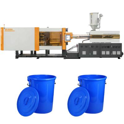 China OUCO 650T High Output Hydraulic Servo Outdoor Commercial Large Plastic Trash Cans Injection Molding Machine for sale