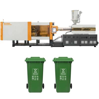 Chine Fabriqué en Chine OUCO 800T Machine de moulage par injection de poubelles en plastique à vendre