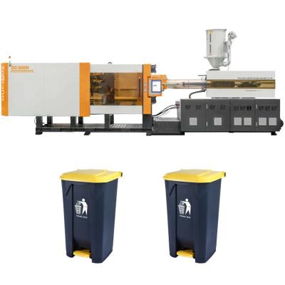 China OUCO 800T Large Injection Molding Machine For Automated And Efficient Production Of Outdoor Garbage Cans for sale