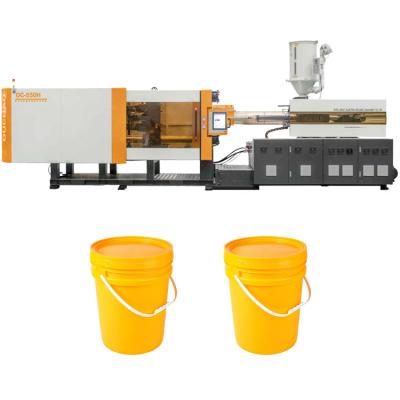 China OUCO 550T High Output Hydraulic Servo Chemical Coating Plastic Bucket Injection Molding Machine for sale