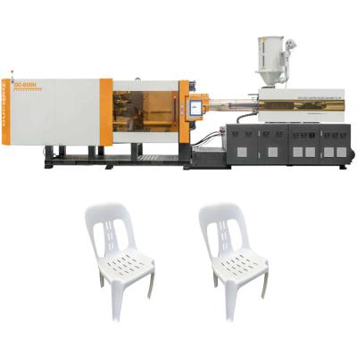 China OUCO 800T High Accuracy Hydraulic Servo Snack Shops Plastic Dining Chairs With Backrests Injection Molding Machine à venda