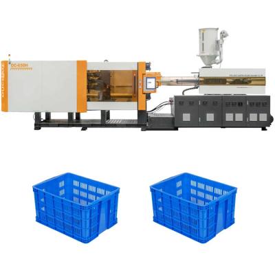 China 650T de ahorro energético de la fabricación de la cesta de frutas de inyección de moldeo de la máquina de cajas en venta