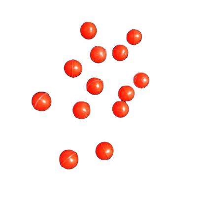 China Good resistance and chemical resistanc density less than water ready to ship red color 10mm pp polypropylene plastic hollow balls for floating balls for sale
