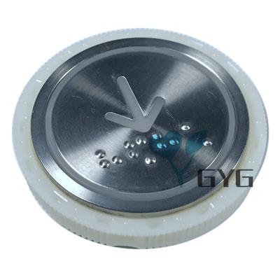 China ROUND STAINLESS STEEL DC12V/24V  ELEVATOR DOWN BUTTON WITH BRAILLE for sale