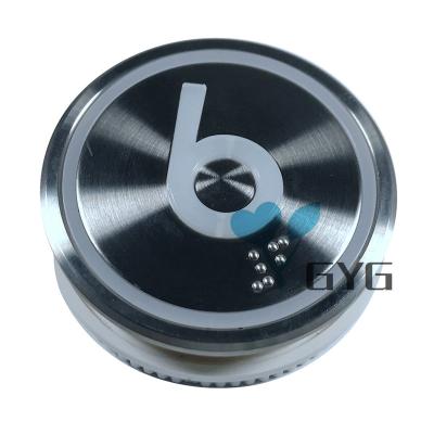 China 6 ELEVATOR FLOOR BUTTONS WITH BUZZER CUTOUT 56MM ELEVATOR UP BUTTON for sale